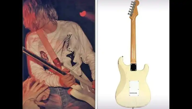 Kurt Cobain’in İkonik Gitarı Açık Artırmada Rekor Fiyatla Satıldı