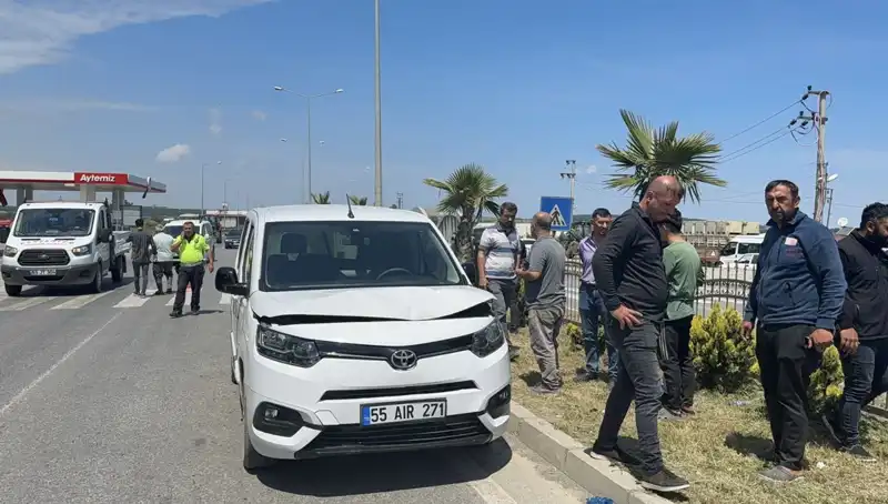 Samsun'da Bisiklet Sürücüsüne Aracın Çarpması Feci Sonuçlandı