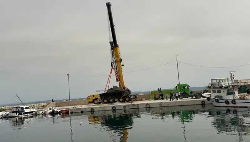 Saros Körfezi'nde Tarihi Tank Batırma Projesi Başlıyor
