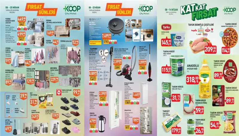 Tarım Kredi KOOP Marketleri’nde Nisan İndirim Fırtınası: Eşya ve Gıda Ürünlerinde Kaçırılmaz Fırsatlar!