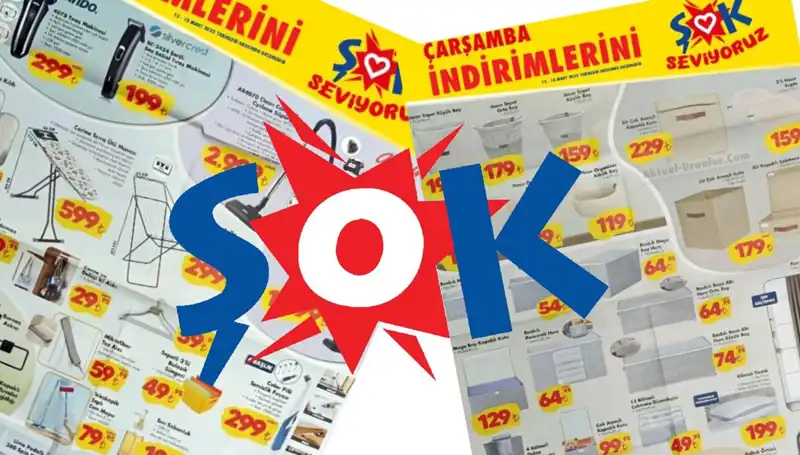 ŞOK 12 Mart Aktüel Kataloğu: Mop, Süpürge ve Ütü Masası Fırsatları