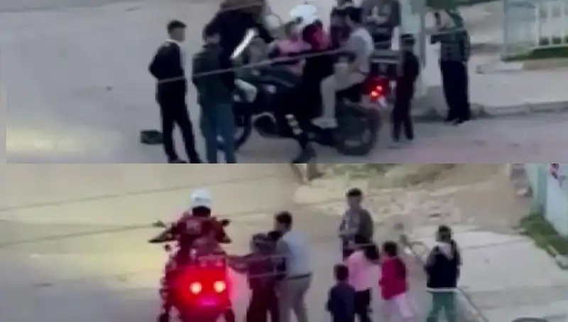 Polis Memuru, Çocukları Motora Bindirerek Yaz Eğlencesine Dönüştürdü!