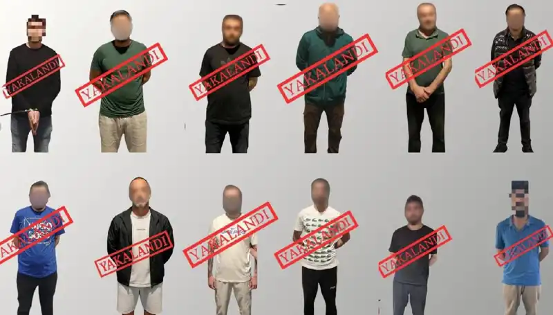 Ulusal Seviye Kırmızı Bültenle Aranan 12 Kişi İnfaz Edildi!