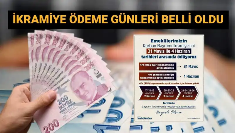 Bayram İkramiyeleri Hesaplara Geçiyor: Emekliler İçin Tarihler Açıklandı!