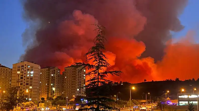 Bursa'da Yangın Felaketi: Şehir Cehenneme Döndü!
