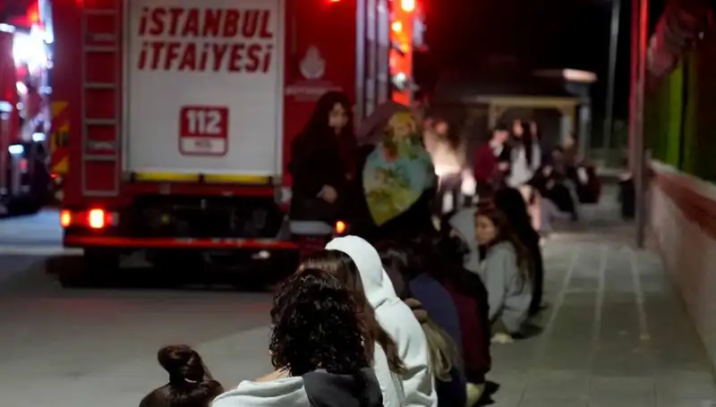 2500 Kişilik Kız Öğrenci Yurdunda Yangın: Panik ve Kaos Anları Yaşandı