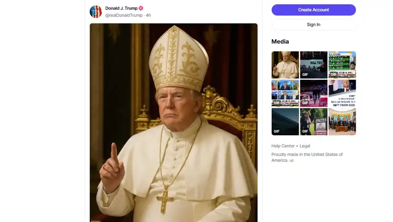 Trump, Papalıkta Yerlere Göğe Sığmayan Flaş Hareketiyle Gündemi Sarstı
