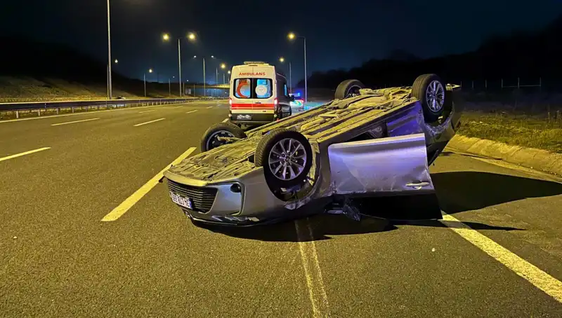 Kuzey Marmara Otoyolu'nda Otomobiller Çarpıştı, Çok Sayıda Yaralı Var