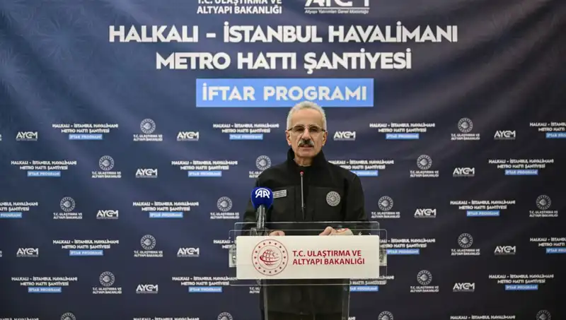 Halkalı-Gayrettepe Arası Seyahat Süresi 57 Dakikaya İniyor: Bakan Uraloğlu'ndan Açıklamalar