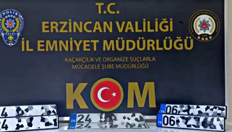Erzincan’da "APP Plaka" Operasyonuyla Suç Ağı Çözüldü!